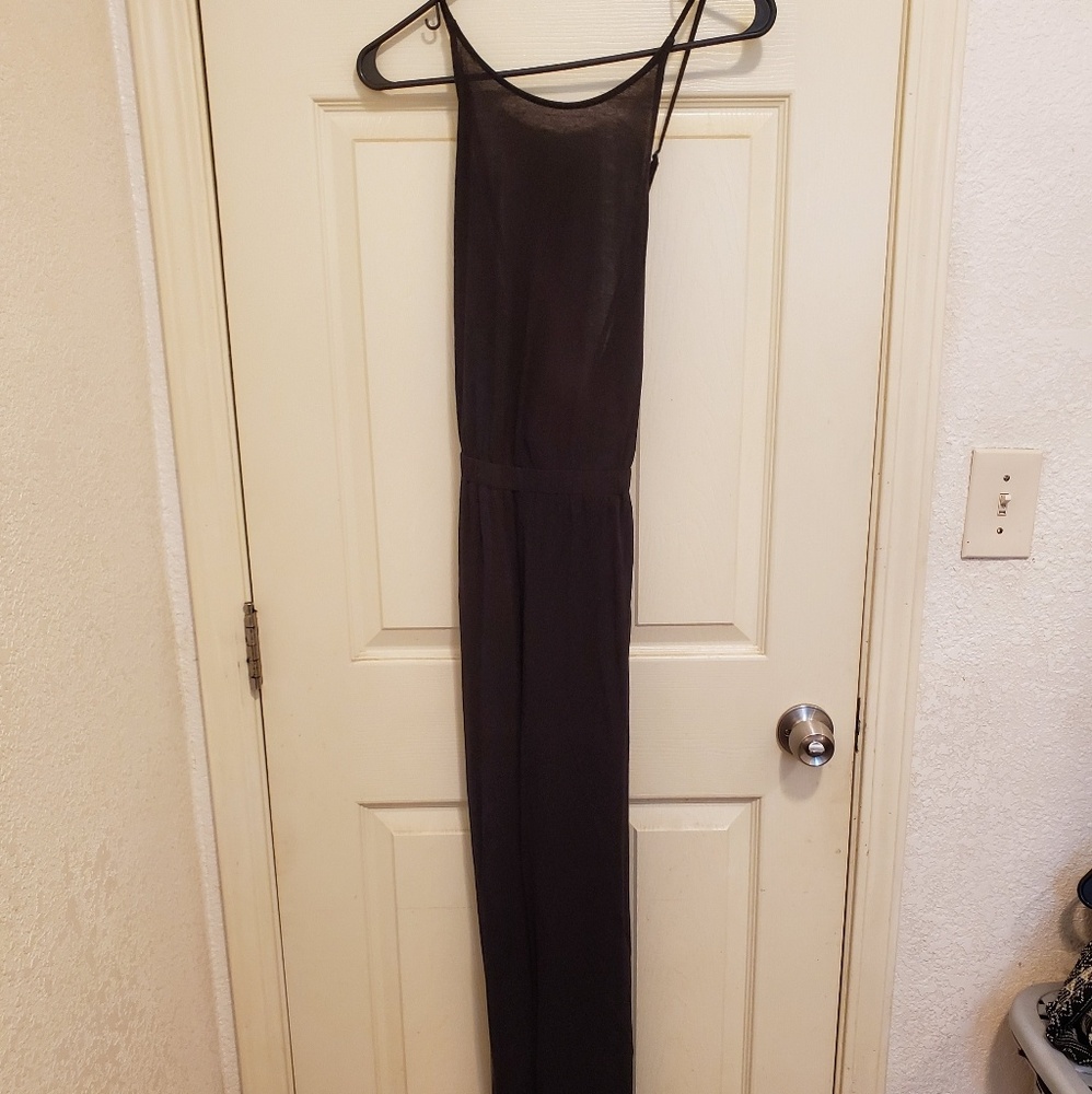 Black jumpsuit.